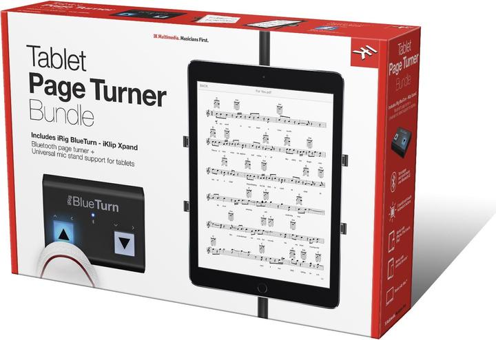 Produktbild IK Multimedia Tablet Page Turner Bundle (Android, Mac)