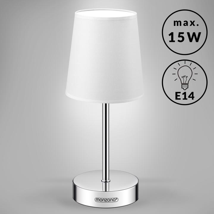 Actual product image Monzana Nachttischlampe (E14)