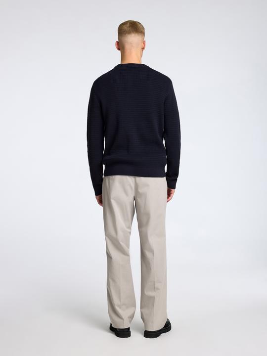 Produktbild Selected Homme Slhtheo Ls Knit Structure Crew Neck (L)