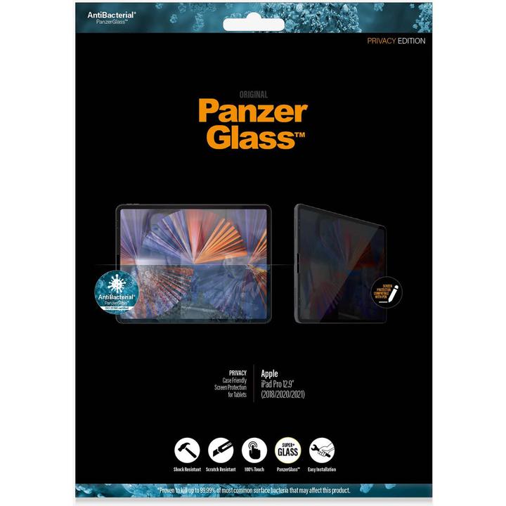 Actual product image PanzerGlass Privacy (1 Piece, iPad Pro 12.9 2020 (4. Gen), iPad Pro 12.9 2021 (5th Gen), iPad Pro 12.9 2022 (6th Gen), iPad Pro 12.9 2018 (3. Gen))