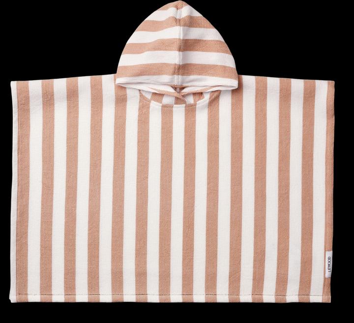 Image du produit Liewood Poncho de bain pour enfants Paco Stripes White Tuscany Rose