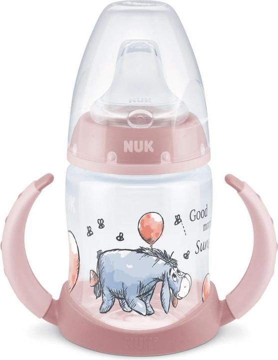 Produktbild NUK Disney Winnie Puuh First Choice Trinklernflasche Temperature Control, 150ml, 6-18 Monate, ros... (150 ml)