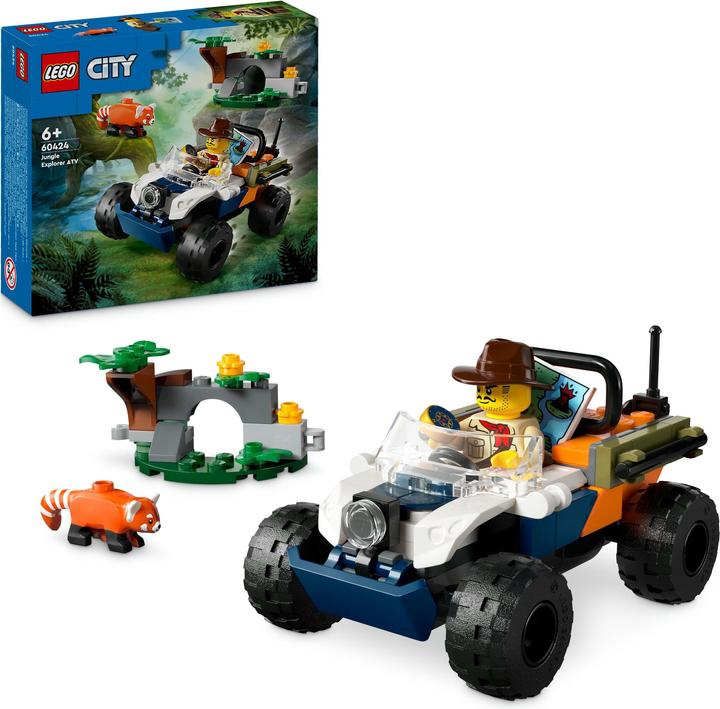 Produktbild LEGO Dschungelforscher-Quad (60424, LEGO City)
