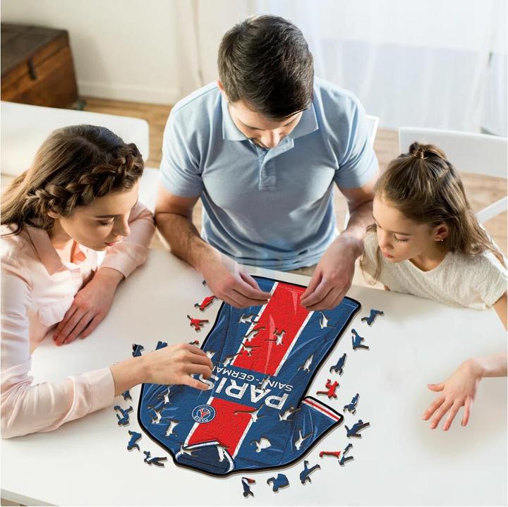 Image du produit Iconic PSG FC - Maillot - Puzzle en Bois Taille S (150 Pièces) (150 pièces)
