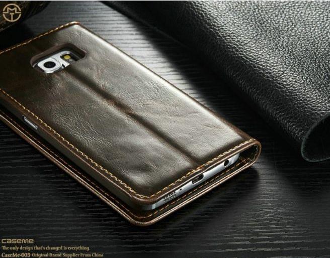 Actual product image Caseme Classic leather cover (Samsung Galaxy S6 Edge)