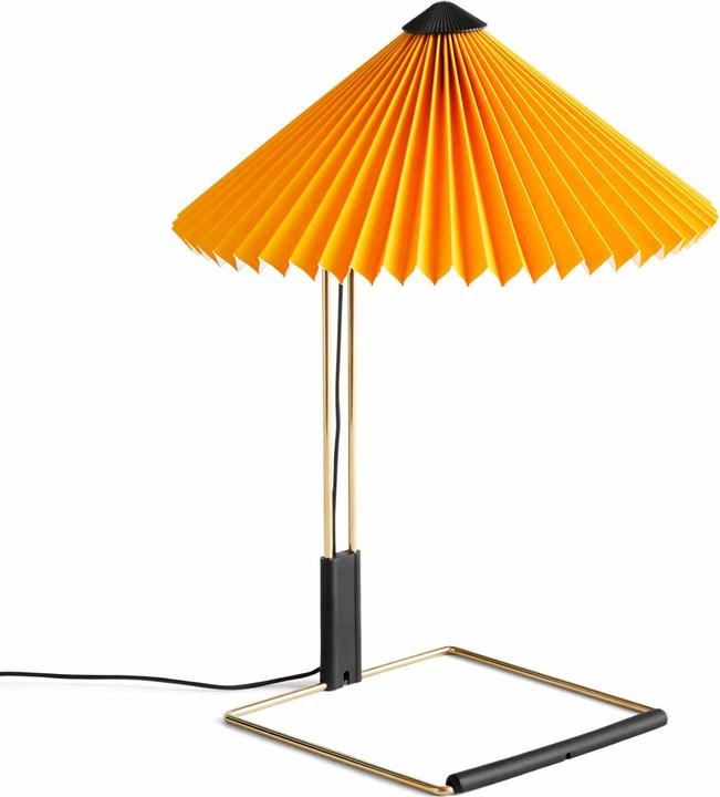 Actual product image HAY Matin table lamp S Yellow (150 lm)