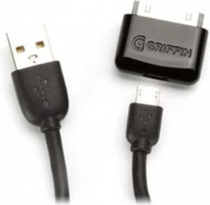 Immagine prodotto Griffin Cavo di ricarica/sincronizzazione USB per iPhone/iPod/iPad nero (Micro USB, USB, USB)