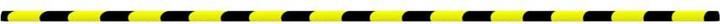 Actual product image VidaXL Kantenschoner Gelb & Schwarz 4x3x100 cm PU,Farbe: Gelb und