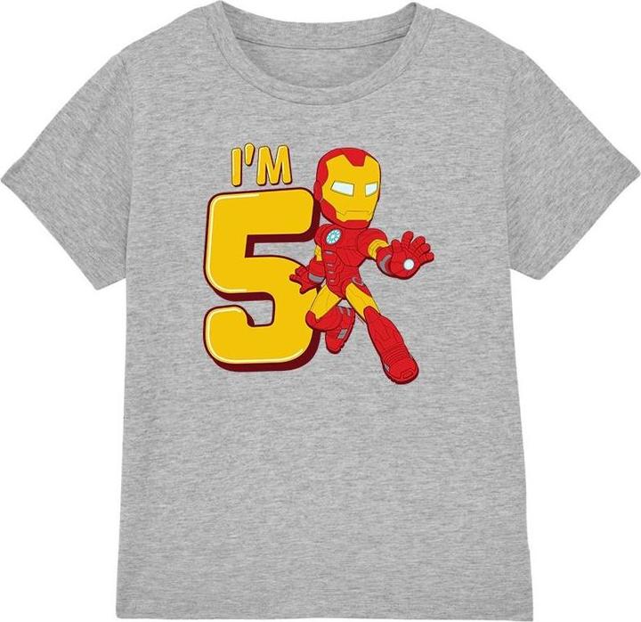 Iron Man TShirt 5. Geburtstag