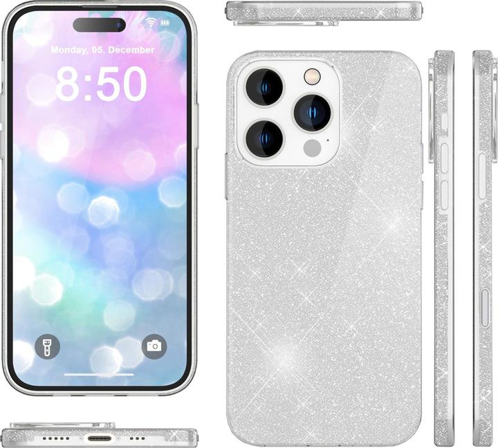 Actual product image Nalia Glitter hybrid cover (Apple iPhone 16 Pro Max)