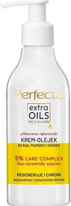 Perfecta PERFECTA Extra Oils silikonowe rękawiczki krem do rąk 195ml (195 ml)