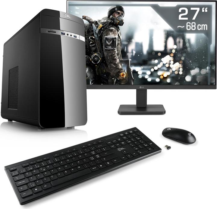 Immagine prodotto CSL PC Office M11330H, layout QWERTZ (CH) (Intel Core i5-12400, 16 GB, 500 GB, UHD Graphics 730)