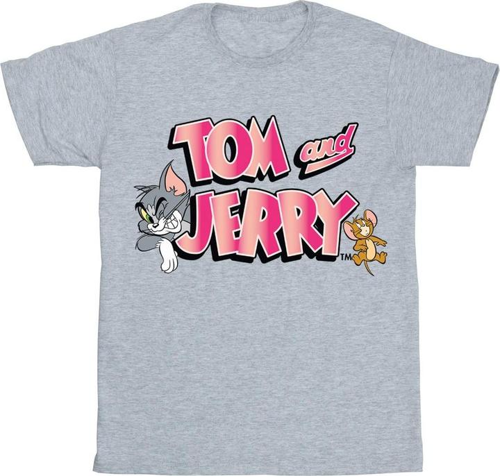 Produktbild Tom & Jerry Gradient Logo TShirt Mädchen (152, 158)