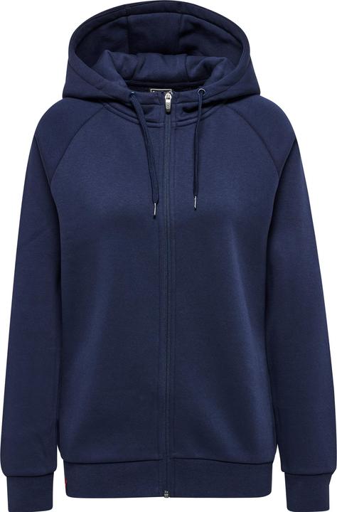 hummel Red Heavy Zip Hoodie Woman