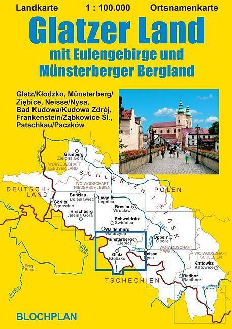 Produktbild Landkarte Glatzer Land 1:100.000