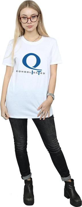 Actual product image Womens/Ladies Arrow Queen Consolidated Logo Cotton Boyfriend T-Shirt (XXL)