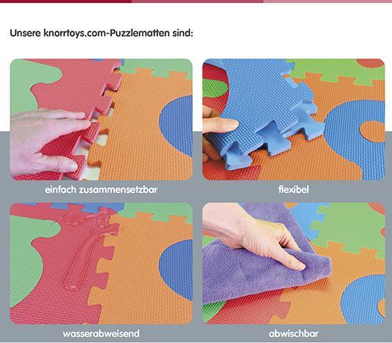 Produktbild Knorrtoys Puzzlematte - "Fahrzeuge"/10-tlg./32 cm (32 x 32 cm)
