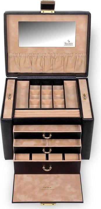 Produktbild Sacher 88.000.120443 - Schmuckkasten Marta saffiano schwarz