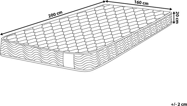 Actual product image Beliani Bliss (160 x 200 cm, Spring core)