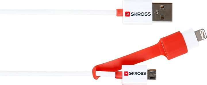 Actual product image Skross 2 in 1 Charge & Sync Cable (1 m, USB 2.0)