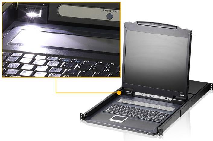 Image du produit Aten CL1308 Console KVM avec switch KVM