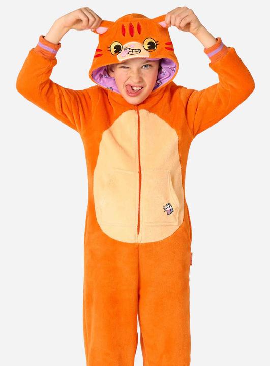 Actual product image OppoSuits Rote Katze Onesie für Kinder (110, 116, 122, 128)