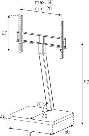Produktbild Sonorous Pl2700 (Universal, 50", 25 kg)