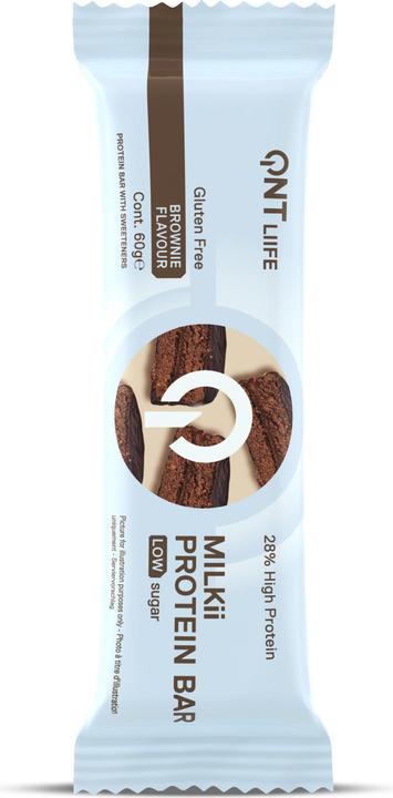 Produktbild QNT Milkii Protein Bar 12x60g (Brownie, 12 Stk., 720 g)