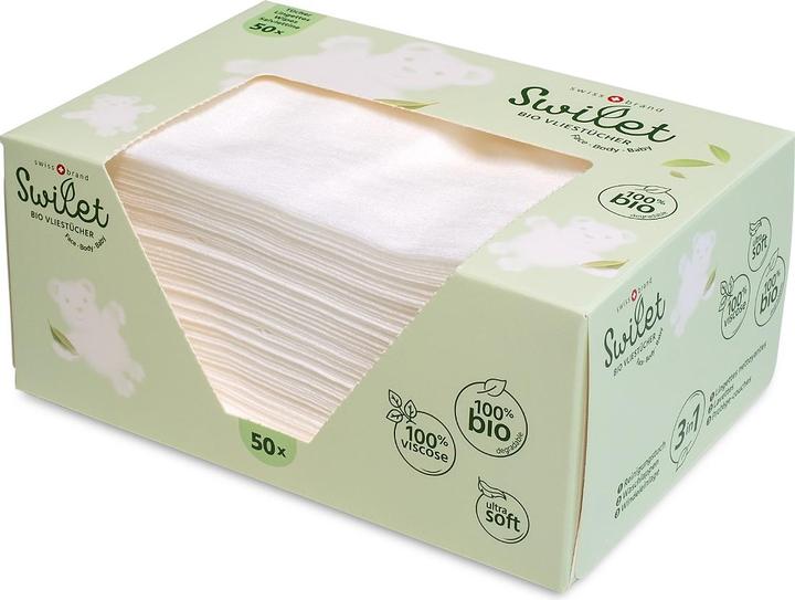 Swilet Die Bio-Vliestücher und Windeleinlagen (50 Stück)