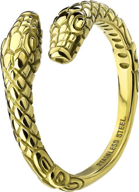 Immagine prodotto Star Piercing Anello placcato oro con due serpenti (67, 950 Platino)