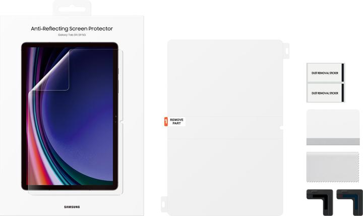 Actual product image Samsung Anti Reflecting Screen Protector (1 Piece, Galaxy Tab S9, Samsung Galaxy Tab S10 FE, Galaxy Tab S9 FE)