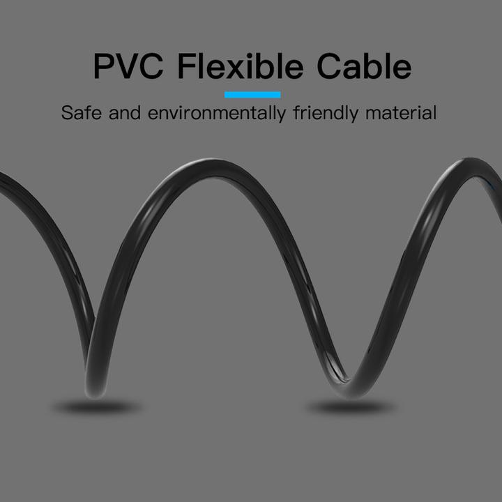 Image du produit Vention 2xRCA cable (Cinch) jack to 3.5mm BCFBJ 5m (black) (5 m, RCA)