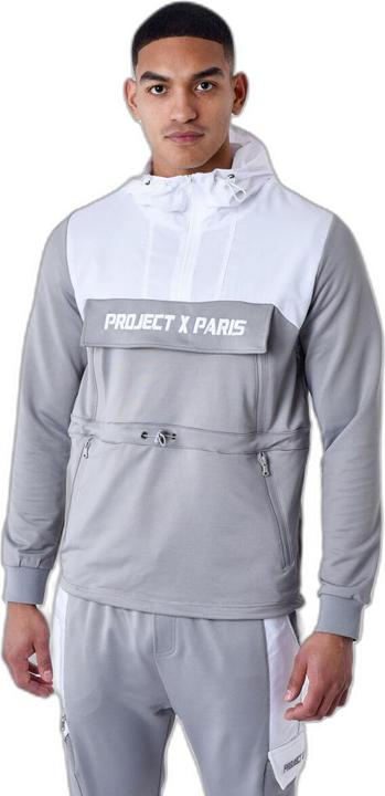 Image du produit Project X Paris sweatshirt à capuche style coupe vent bicolore (XL)