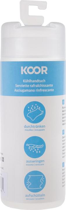 Actual product image Koor Cooling towel Aegean Blue, 30 x 100 cm (30 x 100 cm)
