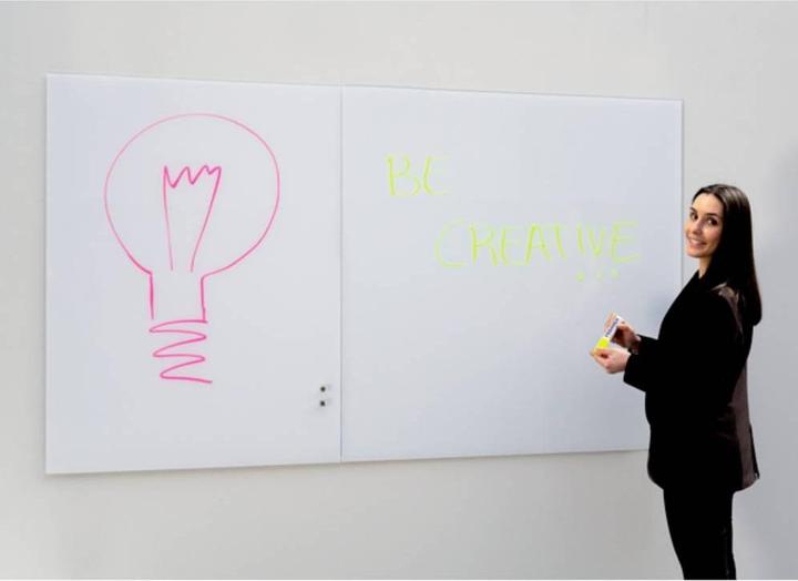Actual product image Franken Glas-Whiteboard (100 x 65 cm)