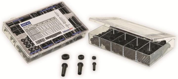 Produktbild HellermannTyton Knickschutztüllen-Set PVC HOTK (173 mm, 100 Stk.)