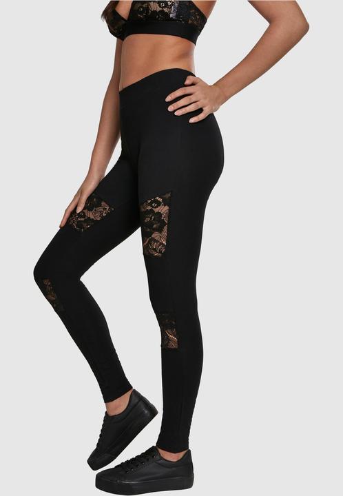 Actual product image Urban Classics Ladies Laces Inset Leggings (4XL)
