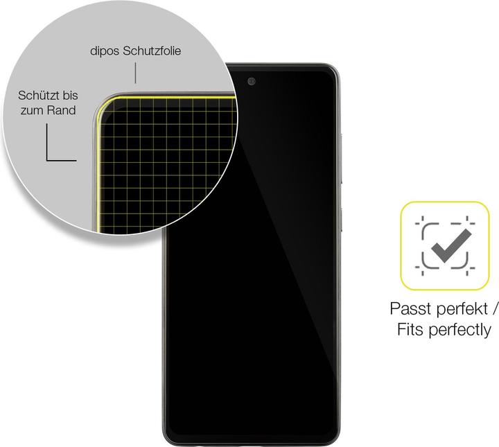 Produktbild Dipos 3D Full Cover Schutzfolie (1 Stück, Samsung Galaxy A52s 5G)