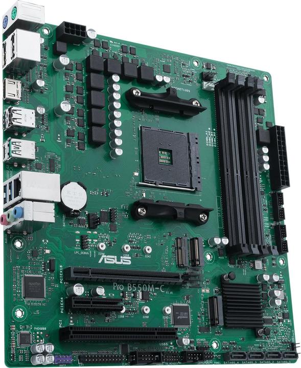 Image du produit ASUS PRO B550M-C/CSM (AM4, AMD B550, mATX)