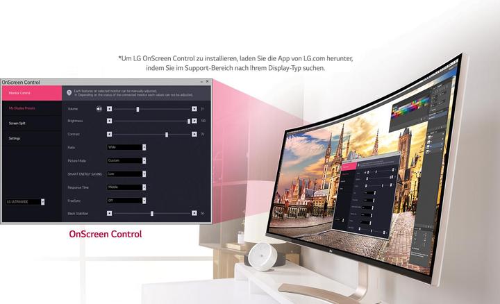 Actual product image LG 38uc99-W (3840 x 1600 pixels, 37.50")
