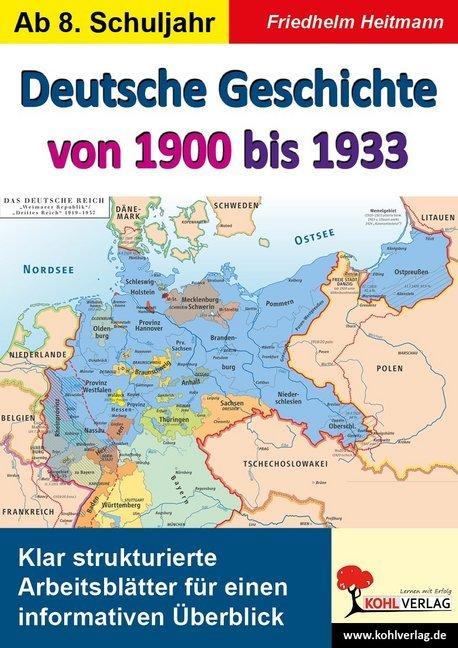 Immagine prodotto Deutsche Geschichte von 1900 bis 1933 (Tedesco, Friedhelm Heitmann, 2019)