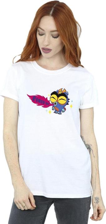 Actual product image Disney Womens/Ladies Big Hero 6 Baymax Fred Fired Up Cotton Boyfriend T-Shirt (M)