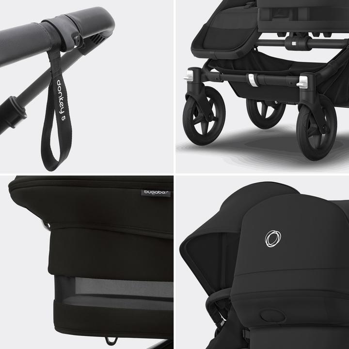 Produktbild Bugaboo Donkey 5 Duo-Erweiterungsset Komplett, Schwarz