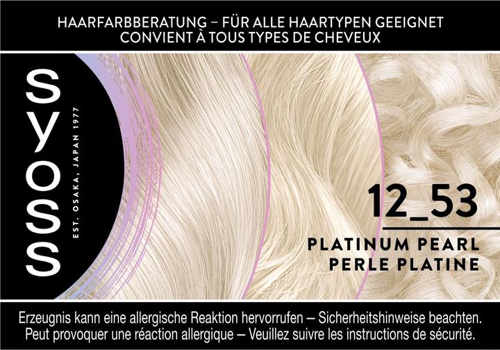 Actual product image Syoss Metallic Collection 12 53 Platinum Pearl (12 53 Platinum Pearl)