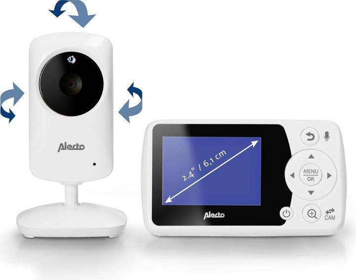 Produktbild Alecto Babyüberwachungsgerät mit Kamera (Babyphone mit Kamera, 300 m)
