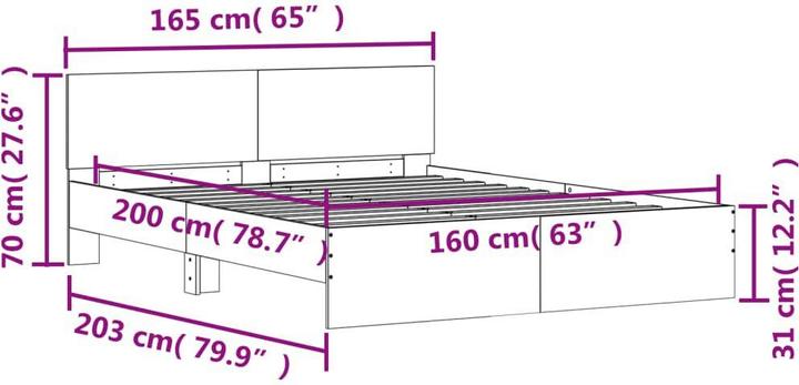Immagine prodotto VidaXL Letto (160 x 200 cm)