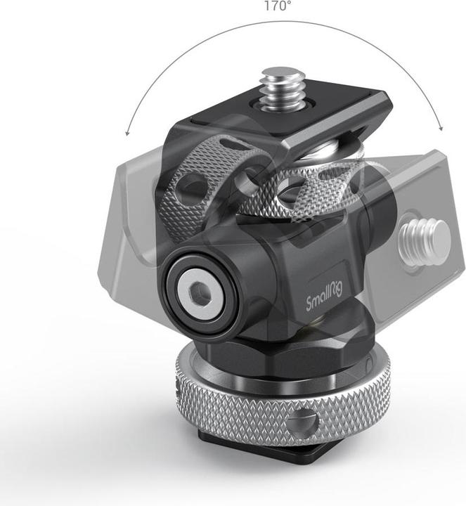 Immagine prodotto SmallRig Supporto per monitor orientabile e regolabile in inclinazione con attacco a slitta fredda (Accessori per monitor)