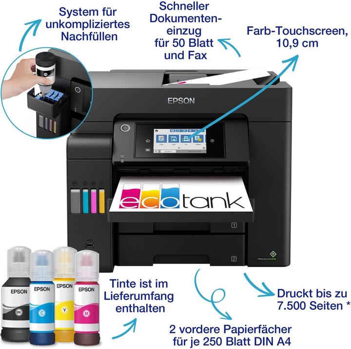 Actual product image Epson EcoTank ET-5805 (Ink tank, Colour)