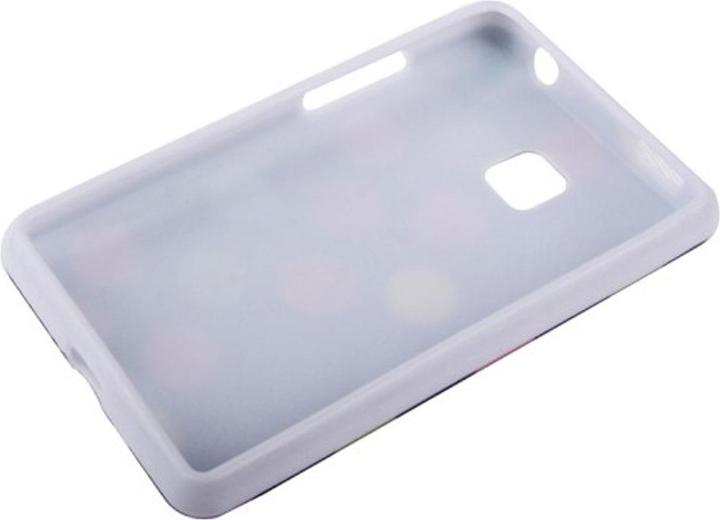 Produktbild König Design Schutzhülle TPU Punkte Case für Handy LG Optimus L3 II / E430 (Optimus L3)