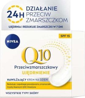 Produktbild NIVEA Q10 Power Moisturizing Anti-Wrinkle Face Cream SPF 15 50ml (50 ml, Tagescreme, SPF 15)